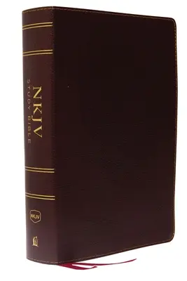 NKJV Study Bible, Bonded Leather, Burgundy, Full-Color, Comfort Print: Kompletne źródło do studiowania Słowa Bożego - NKJV Study Bible, Bonded Leather, Burgundy, Full-Color, Comfort Print: The Complete Resource for Studying God's Word