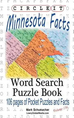 Krąg, fakty o Minnesocie, wyszukiwanie słów, książka z łamigłówkami - Circle It, Minnesota Facts, Word Search, Puzzle Book