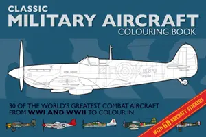 Kolorowanka z samolotami wojskowymi - Military Aircraft Colouring Book