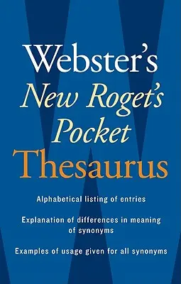 Kieszonkowy tezaurus Webster's New Roget's Pocket Thesaurus - Webster's New Roget's Pocket Thesaurus