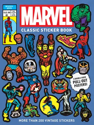 Klasyczna książka z naklejkami Marvela - Marvel Classic Sticker Book