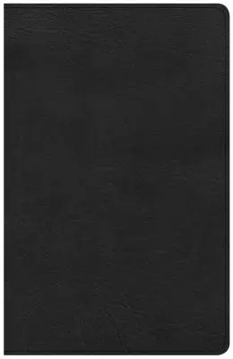 KJV Large Print Personal Size Reference Bible, czarna skóra ekologiczna - KJV Large Print Personal Size Reference Bible, Black Leathertouch