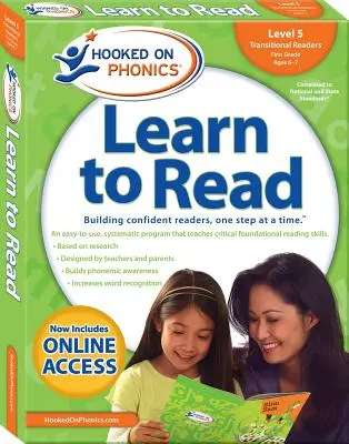 Hooked on Phonics Learn to Read - Level 5, Volume 5: Transitional Readers (First Grade Ages 6-7)