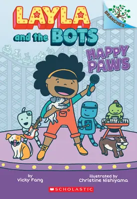 Happy Paws: A Branches Book (Layla and the Bots #1), 1