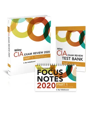 Wiley CIA Exam Review 2020 + Test Bank + Focus Notes: Część 1, Podstawy audytu wewnętrznego Zestaw - Wiley CIA Exam Review 2020 + Test Bank + Focus Notes: Part 1, Essentials of Internal Auditing Set