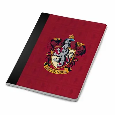 Harry Potter: Notatnik Gryffindoru i zestaw klipsów do stron - Harry Potter: Gryffindor Notebook and Page Clip Set