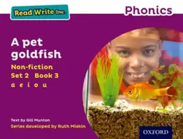 Read Write Inc. Fonika: Fioletowy zestaw 2 Literatura faktu 3 Złota rybka - Read Write Inc. Phonics: Purple Set 2 Non-fiction 3 A Pet Goldfish