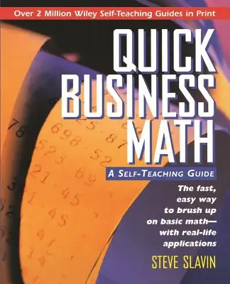 Quick Business Math: A Self-Teaching Guide