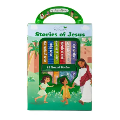 Moja mała biblioteczka: Opowieści o Jezusie (12 książek planszowych) - My Little Library: Stories of Jesus (12 Board Books)