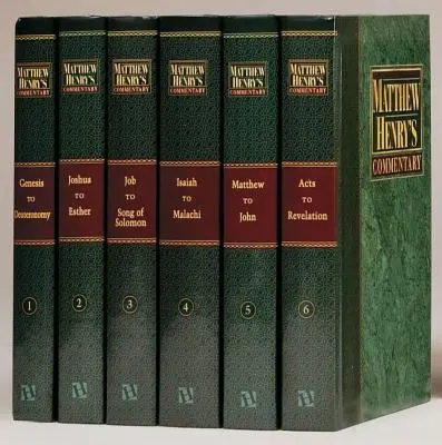 Komentarz Matthew Henry'ego do całej Biblii, kompletny 6-tomowy zestaw: Kompletny i nieskrócony - Matthew Henry's Commentary on the Whole Bible, Complete 6-Volume Set: Complete and Unabridged