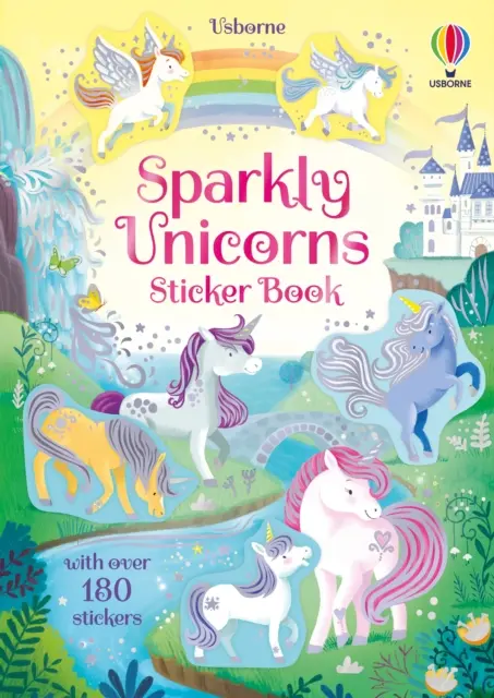 Książeczka z naklejkami Błyszczące jednorożce - Sparkly Unicorns Sticker Book