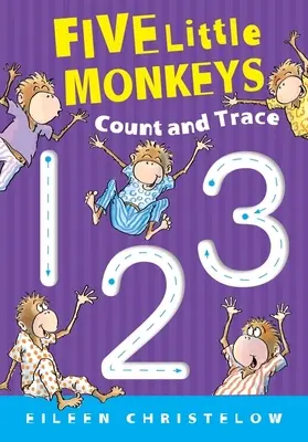 Pięć małych małpek liczy i śledzi - Five Little Monkeys Count and Trace