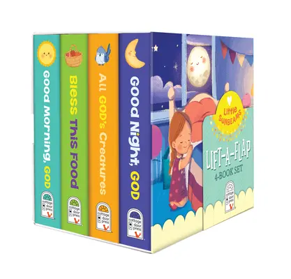 Little Sunbeams Religious Lift-A-Flap Zestaw 4 książek - Little Sunbeams Religious Lift-A-Flap 4-Book Set