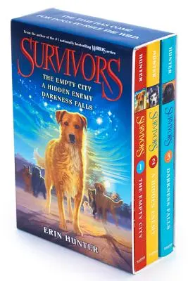 Survivors Box Set: Puste miasto/ Ukryty wróg/ Wodospady ciemności - Survivors Box Set: The Empty City/A Hidden Enemy/Darkness Falls