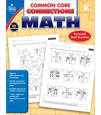 Common Core Connections Math, klasa K - Common Core Connections Math, Grade K