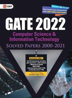 GATE 2022 Informatyka i technologia informacyjna - rozwiązane dokumenty (2000-2021) (G K Publications (P) Ltd) - GATE 2022 Computer Science and Information Technology - Solved Papers (2000-2021) (G K Publications (P) Ltd)