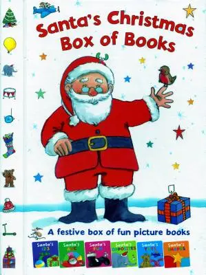 Santa's Christmas Box of Books: Świąteczne pudełko zabawnych książek obrazkowych - Santa's Christmas Box of Books: A Festive Box of Fun Picture Books