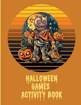 Halloween Games Activity Book For Kids: Dla nastolatków - wakacyjne dopasowywanie - łamigłówki słowne - Halloween Games Activity Book For Kids: For Teens - Holiday Matching - Word Scrambles