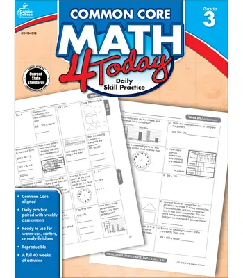 Matematyka według podstawy programowej 4: dzisiaj, klasa 3 - Common Core Math 4 Today, Grade 3