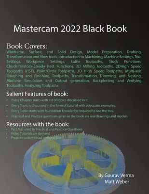 Mastercam 2022 Czarna książka - Mastercam 2022 Black Book