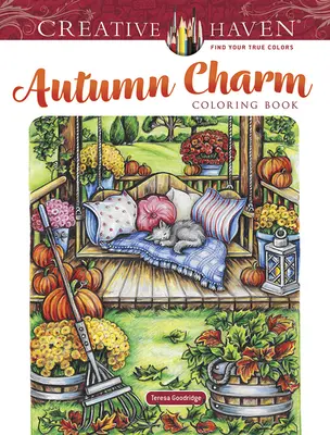 Kolorowanka Creative Haven Jesienny urok - Creative Haven Autumn Charm Coloring Book