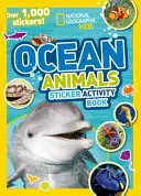 Naklejki ze zwierzętami oceanu - ponad 1000 naklejek! - Ocean Animals Sticker Activity Book - Over 1,000 Stickers!