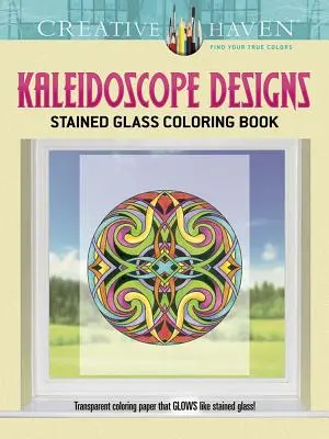 Kolorowanka Creative Haven Kalejdoskopowe wzory witrażowe - Creative Haven Kaleidoscope Designs Stained Glass Coloring Book