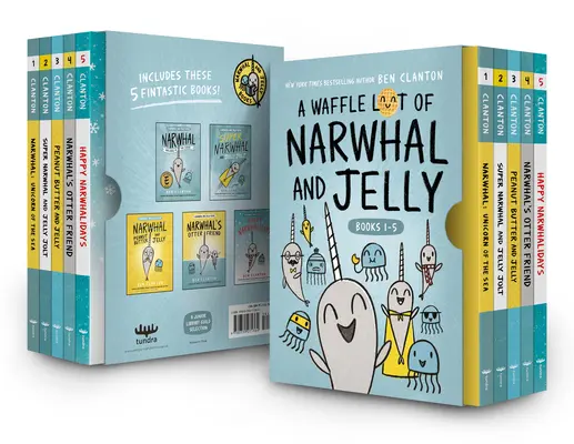 A Waffle Lot of Narwhal and Jelly (Książki w twardej oprawie 1-5) - A Waffle Lot of Narwhal and Jelly (Hardcover Books 1-5)