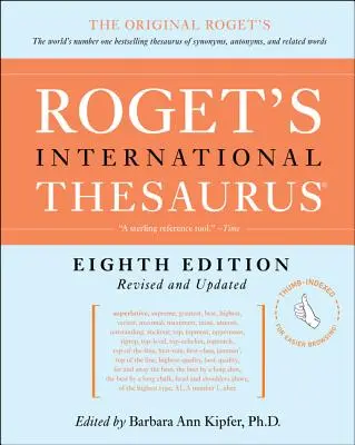 Międzynarodowy tezaurus Rogeta, wydanie 8 [indeksowane kciukiem] - Roget's International Thesaurus, 8th Edition [Thumb Indexed]