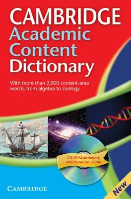 Cambridge Academic Content Dictionary Reference Book [With CDROM]