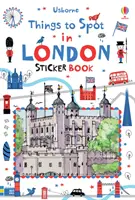 Rzeczy do zobaczenia w Londynie - książka z naklejkami - Things to spot in London Sticker Book