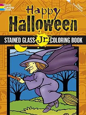 Kolorowanka z witrażami Happy Halloween Junior - Happy Halloween Stained Glass Jr. Coloring Book