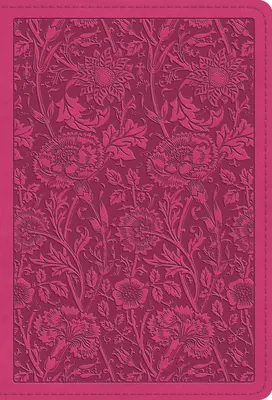 Biblia kompaktowa w dużym formacie - ESV - wzór kwiatowy - Large Print Compact Bible-ESV-Floral Design