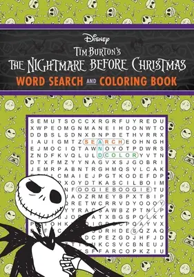 Koszmar przed Bożym Narodzeniem - wyszukiwanie słów i kolorowanka - The Nightmare Before Christmas Word Search and Coloring Book