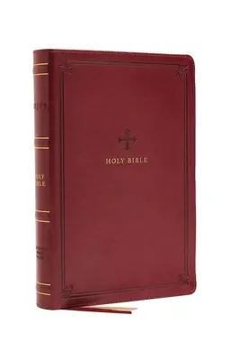 Nrsv, Biblia katolicka, wydanie cienkie, skórzana miękka, czerwona, wygodny druk: Pismo Święte - Nrsv, Catholic Bible, Thinline Edition, Leathersoft, Red, Comfort Print: Holy Bible