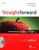 Straightforward 2. edycja zeszyt ćwiczeń dla średnio zaawansowanych z kluczem i płytą CD - Straightforward 2nd Edition Intermediate Level Workbook with key & CD Pack