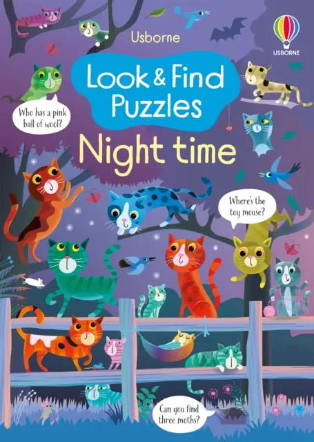 Szukaj i znajdź nocne puzzle - Look and Find Puzzles Night time