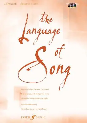 The Language of Song -- Advanced: Średniozaawansowany, Książka i CD - The Language of Song -- Advanced: Medium Voice, Book & CD