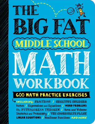Big Fat Middle School Math Workbook: 600 ćwiczeń matematycznych - The Big Fat Middle School Math Workbook: 600 Math Practice Exercises