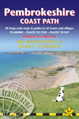 Pembrokeshire Coast Path: British Walking Guide: 96 dużych map pieszych i przewodników po 47 miastach i wioskach - planowanie, miejsca noclegowe, miejsca - Pembrokeshire Coast Path: British Walking Guide: 96 Large-Scale Walking Maps and Guides to 47 Towns & Villages - Planning, Places to Stay, Place