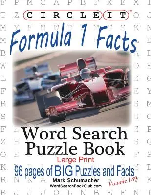 Krąg, Formuła 1 / Formuła 1 / F1 Fakty, wyszukiwanie słów, książka z puzzlami - Circle It, Formula 1 / Formula One / F1 Facts, Word Search, Puzzle Book