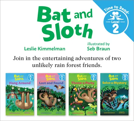 Nietoperz i leniwiec Zestaw #1 (Nietoperz i leniwiec: Czas na czytanie, Poziom 2) - Bat and Sloth Set #1 (Bat and Sloth: Time to Read, Level 2)