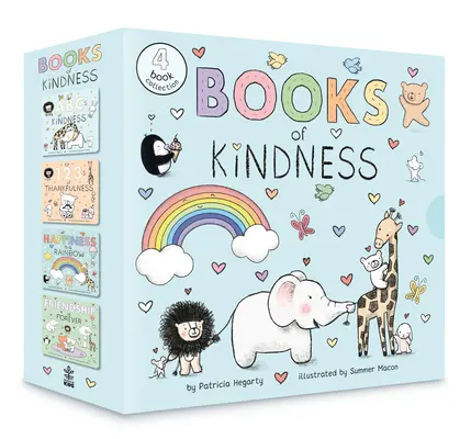 Książki o życzliwości: ABC życzliwości; 123s of Thankfulness; Happiness Is a Rainbow; Friendship Is Forever - Books of Kindness: ABCs of Kindness; 123s of Thankfulness; Happiness Is a Rainbow; Friendship Is Forever