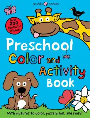 Kolorowanka dla przedszkolaków: Z obrazkami do kolorowania, puzzlami i nie tylko! - Preschool Color & Activity Book: With Pictures to Color, Puzzle Fun, and More!