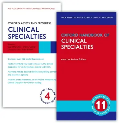 Oxford Handbook of Clinical Specialties 11E oraz Oxford Assess and Progress: Specjalności kliniczne 4e - Oxford Handbook of Clinical Specialties 11E and Oxford Assess and Progress: Clinical Specialties 4e