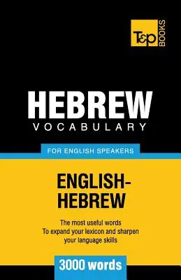 Słownik hebrajski dla anglojęzycznych - 3000 słów - Hebrew vocabulary for English speakers - 3000 words