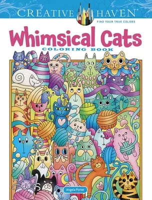 Kolorowanka Creative Haven Kapryśne koty - Creative Haven Whimsical Cats Coloring Book