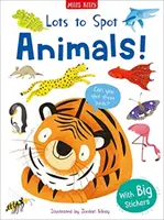 Książka z naklejkami „Lots to Spot”: Dzikie zwierzęta! - Lots to Spot Sticker Book: Wild Animals!