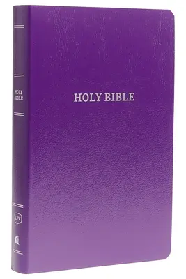 KJV, Biblia na prezent i nagrodę, imitacja skóry, fioletowa, wydanie z czerwonymi literami - KJV, Gift and Award Bible, Imitation Leather, Purple, Red Letter Edition