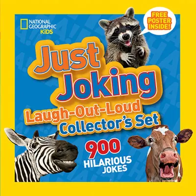 Zestaw kolekcjonerski „National Geographic Kids Just Joking Laugh-Out-Loud”: 900 przezabawnych dowcipów - National Geographic Kids Just Joking Laugh-Out-Loud Collector's Set: 900 Hilarious Jokes